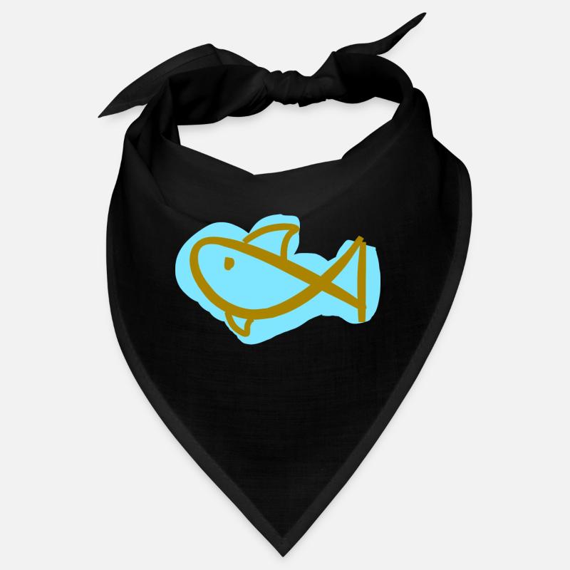 Small stylized shark Bandana