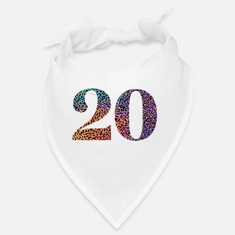 20e anniversaire léopard Bandana