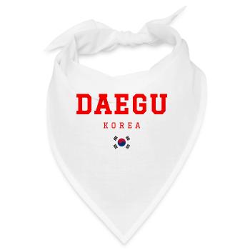 Daegu Korea - Bandana - Weiß - Vorne