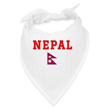 Nepal - Bandana - Weiß - Vorne