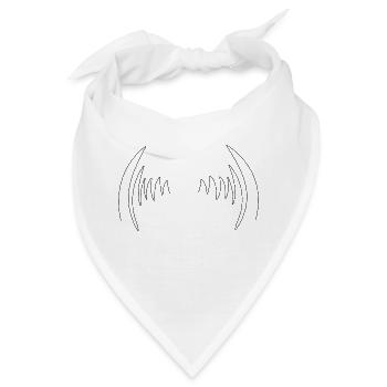 Flügel - Bandana - Weiß - Vorne