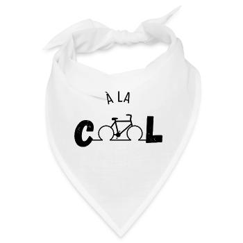 Cool - Fahrrad-Geschenkidee - Bandana - Weiß - Vorne
