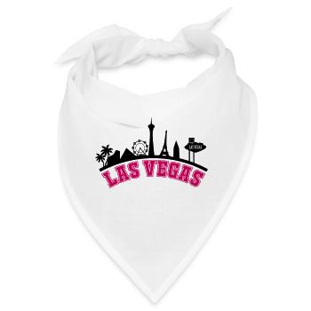 las vegas skyline - Bandana - Weiß - Vorne
