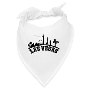 las vegas skyline - Bandana - Weiß - Vorne