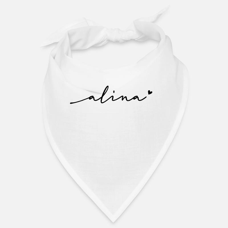 Alina Cursive Name Bandana