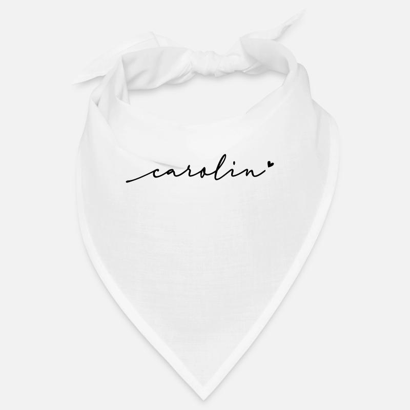 Carolin Cursive Name Bandana