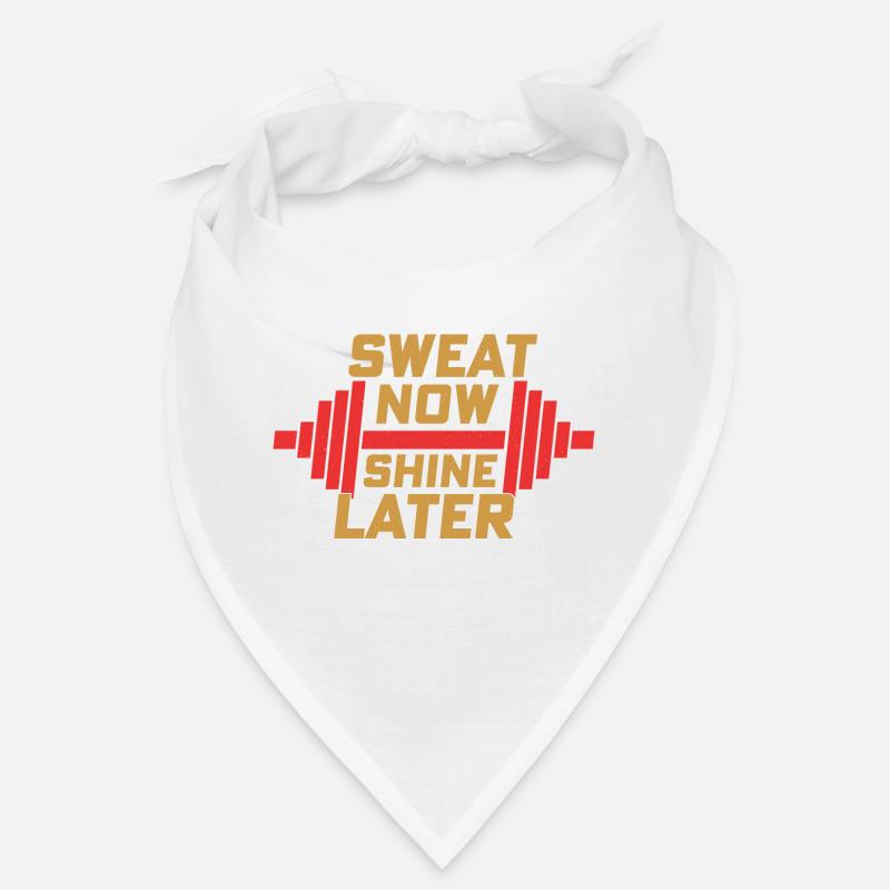 Sweat Now Shine Later Weight Lifting Workout Train Bandana