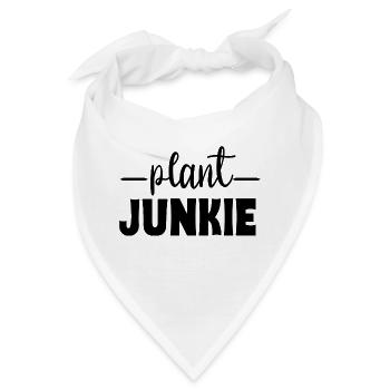 Plant Junkie - Bandana - Weiß - Vorne
