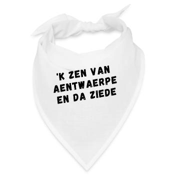 Antwerpener Dialekt-Hemden - Bandana - Weiß - Vorne