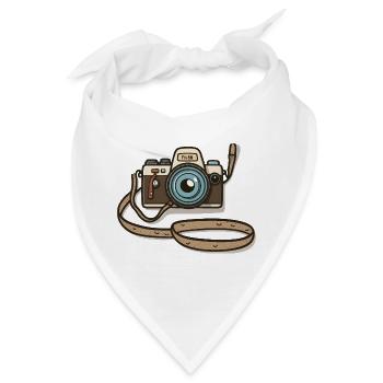Der klassische Fotograf - Bandana - Weiß - Vorne
