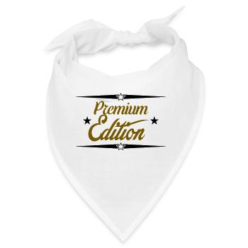 premium edition - Bandana - Weiß - Vorne