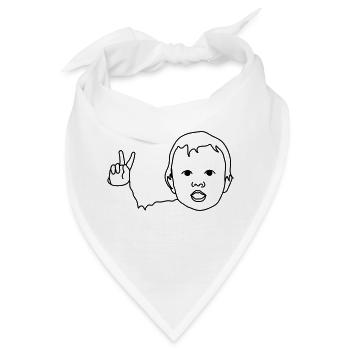 baby victory - Bandana - Weiß - Vorne