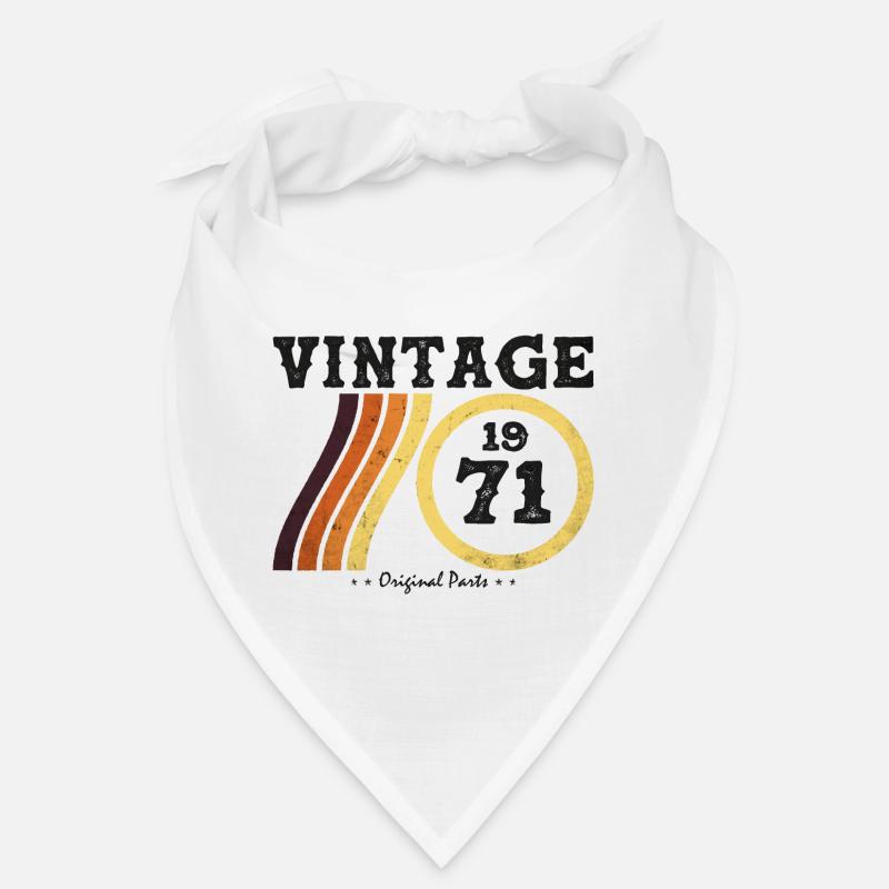 Rétro Vintage 1971 - Classique Édition Limitée 53 Bandana