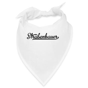 Straßenbauer - Bandana - Weiß - Vorne