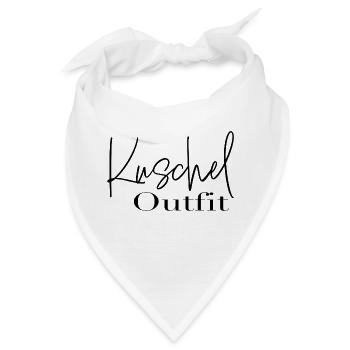 Kuschel Outfit Design für kuscheliger Pullover - Bandana - Weiß - Vorne