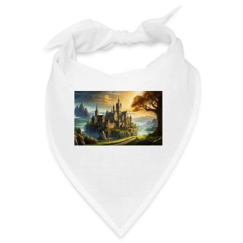 wunderschöne mythische Orte – Avalon - Bandana - Weiß - Vorne