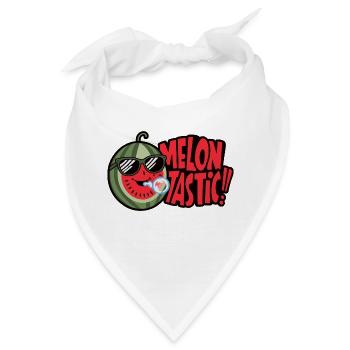 MELONE TASTIC - Bandana - Weiß - Vorne