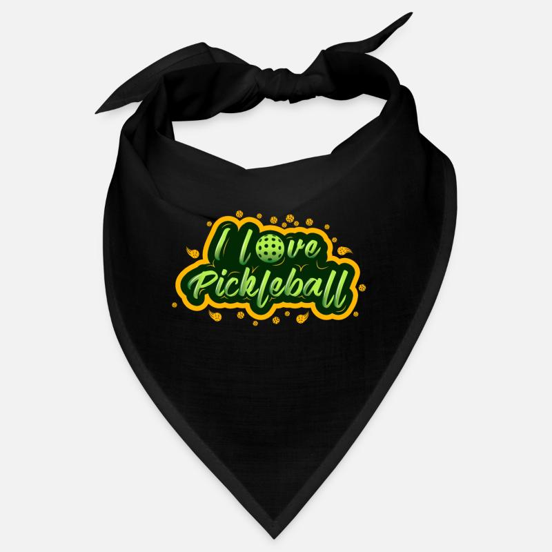 Ich liebe Pickleball 3 Bandana