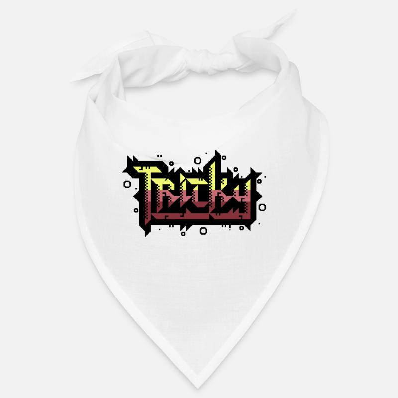 tricky PETSCII - Bandana - Weiß