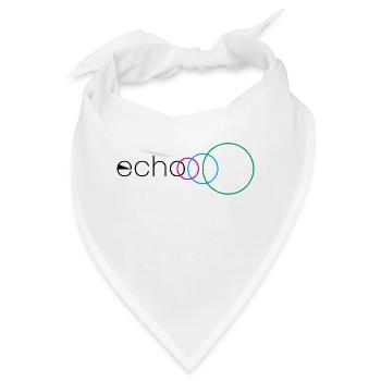 Echo-Logo mit 4 Farben - Bandana - Weiß - Vorne