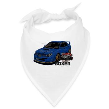 Car with motor - Bandana - Weiß - Vorne