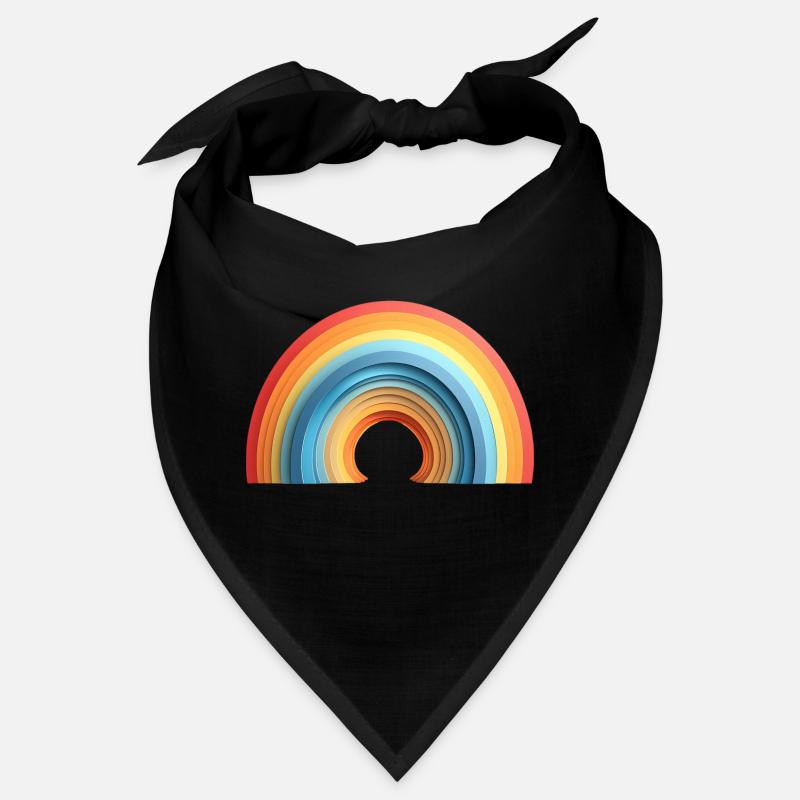 Papierstil Regenbogen (Stolz) Bandana