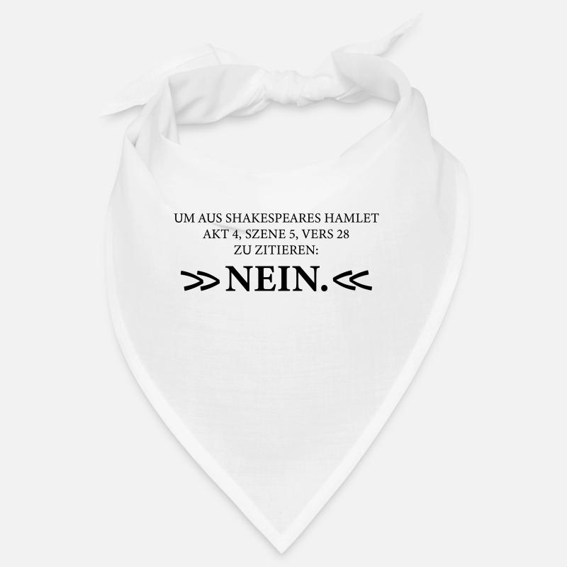 Citation de Hamlet de Shakespeare NON Bandana