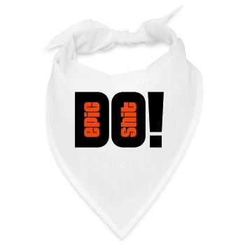 do epic shit - 2 Farben - Bandana - Weiß - Vorne