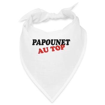 PAPUUNET AN DER SPITZE - Bandana - Weiß - Vorne