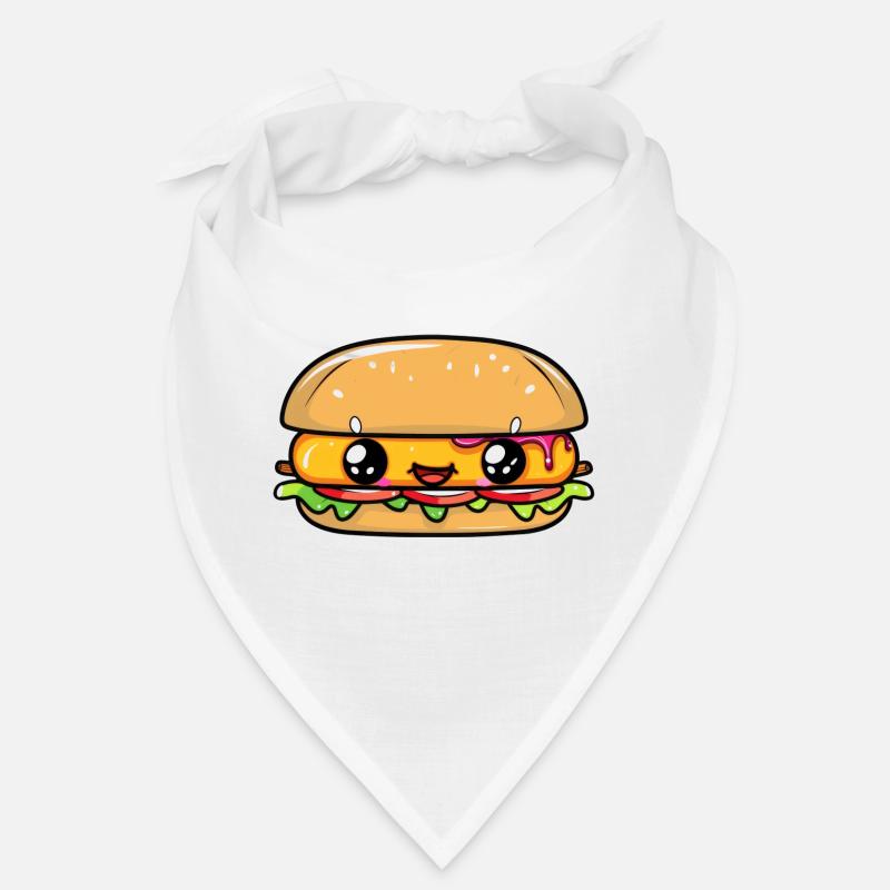 Burger avec un visage Bandana