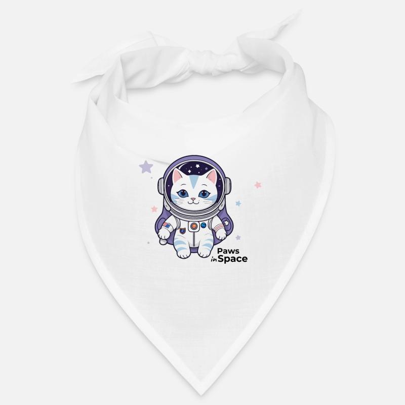Astronaut Cat Space Cat Design Bandana