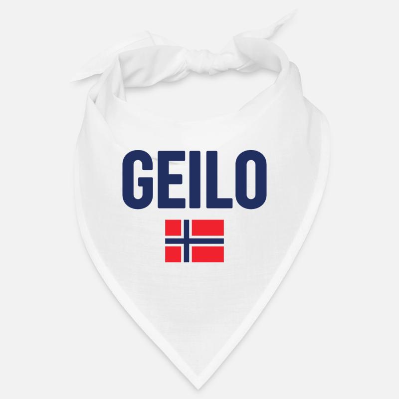 Gelo Conception du drapeau norvégien Bandana