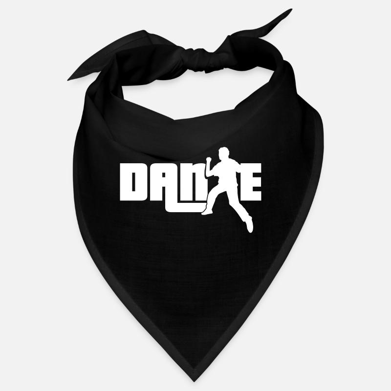 Dance Text Tanzender Mann Silhouette Party Musik Bandana