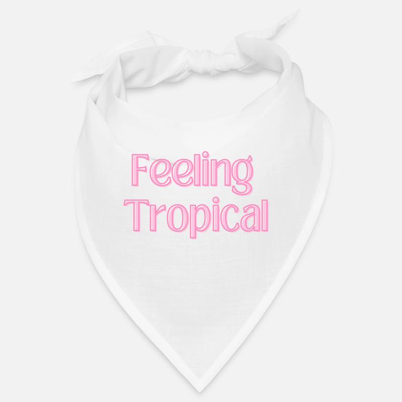Feeling Tropical - Bandana - Weiß
