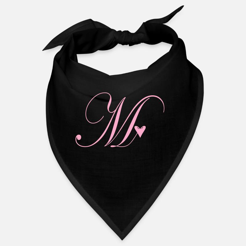 Monogram M Heart Vine Bandana