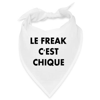le freak c'est chique - Bandana - Weiß - Vorne