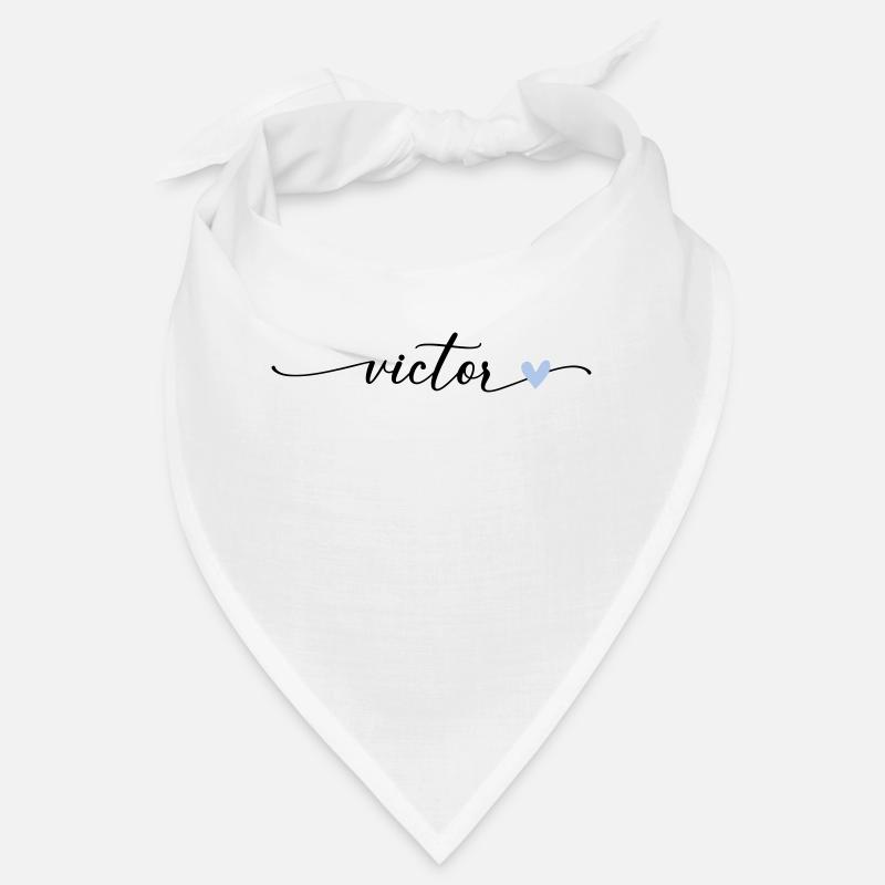 Victor Name Kalligrafie Schrift Bandana