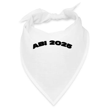 ABI 2025 – Wir lassen’s krachen! 🎉 - Bandana - Weiß - Vorne