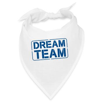 dream team - Bandana - Weiß - Vorne