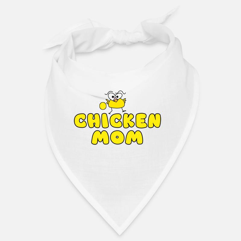 Poulet maman jaune Bandana