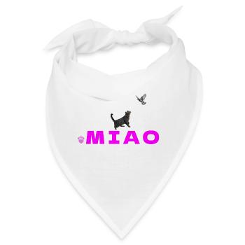 Miaulement Aérien - Bandana - Weiß - Vorne