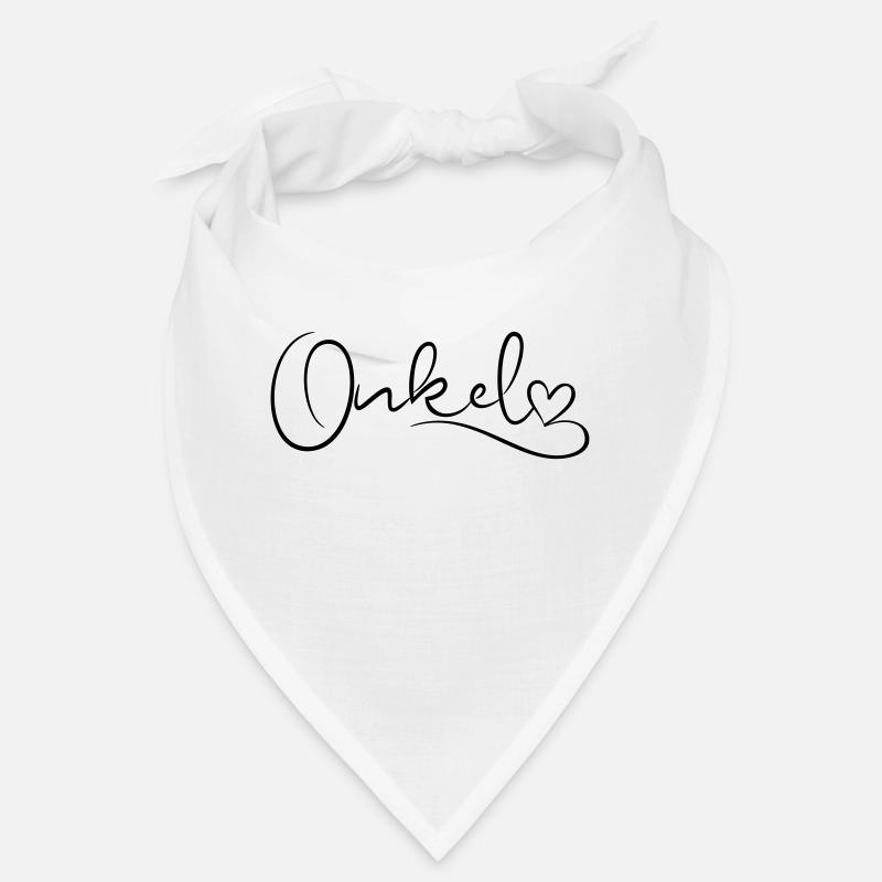 Onkel Schrift mit Herz Bandana