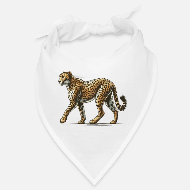 Guépard - Bandana - blanc