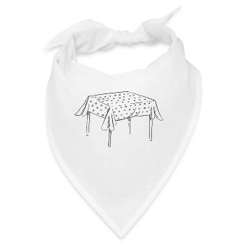 Tag des Punktmusters - Bandana - Weiß - Vorne