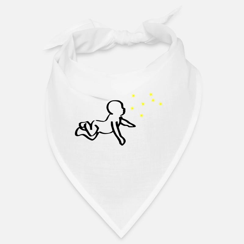 ReNaissance bébé noir Phoenix jaune Bandana