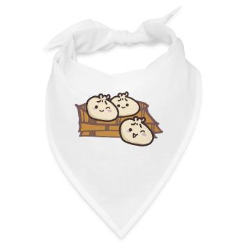 Süsse Asia Knödel - Bandana - Weiß - Vorne