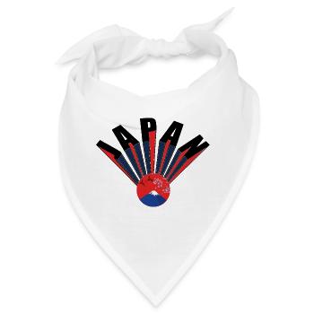Japan - Bandana - Weiß - Vorne