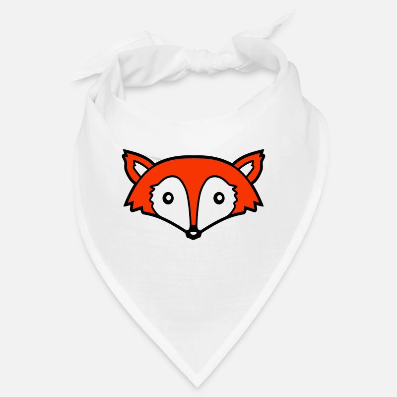 Fuchs Rotfuchs Wildes Tier Schlauer Wald Bewohner Bandana
