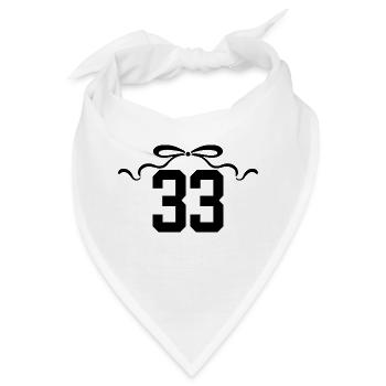 Ausgabe 33 Knot - 33. Jahrestag - Bandana - Weiß - Vorne