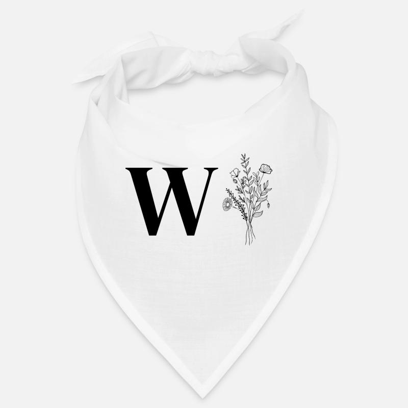 Lette w fleurs minimalistes Bandana